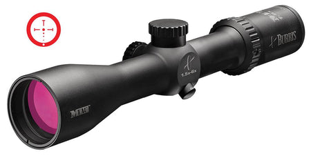 Burris 200429 MTAC  1.5-6x 42mm Obj 33-13 ft @ 100 yds FOV 30mm Tube Black Matte Finish Illuminated Ballistic CQ (SFP)