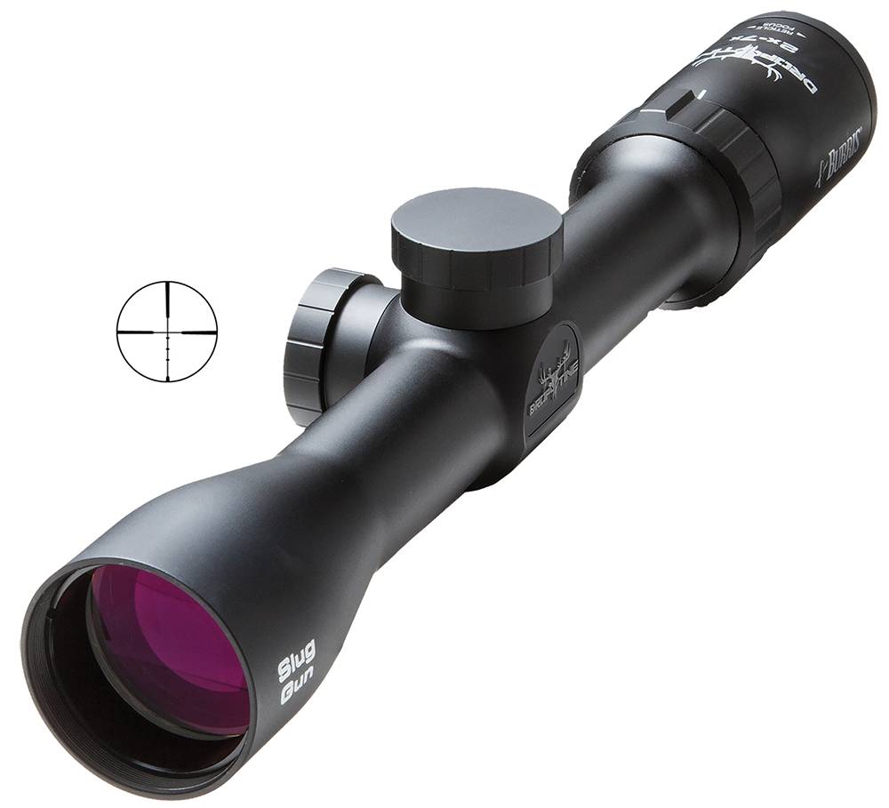 Burris 200016 Droptine  2-7x 35mm Obj 45-13 ft @ 100 yds FOV 1" Tube Black Matte Finish Ballistic Plex Slug (SFP)