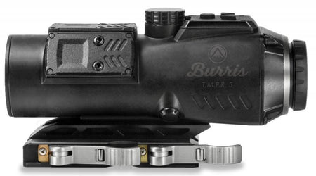 Burris 300229 T.M.P.R. 5 Prism Sight Combo 5x 32mm Obj Illuminated Ballistic AR Red/Green/Blue Black Matte CR123A Lithium