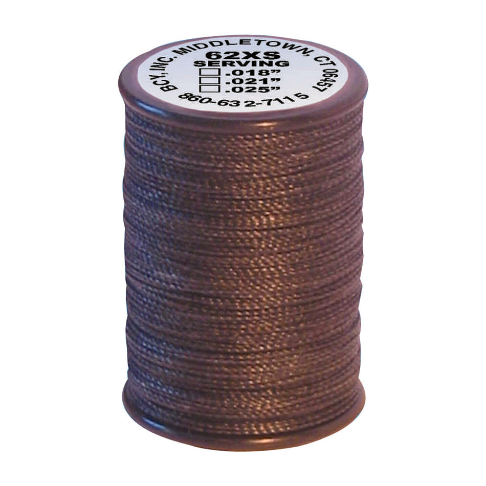BCY 62XS Braided Center Serving Black .021 75 yds.