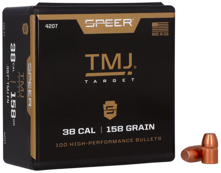 Speer 4207 TMJ 38Cal 158gr Total Metal Jacket 100 Per Box/5 Case