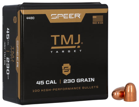 Speer 4480 TMJ 45Cal 230gr Total Metal Jacket 100 Per Box/5 Case