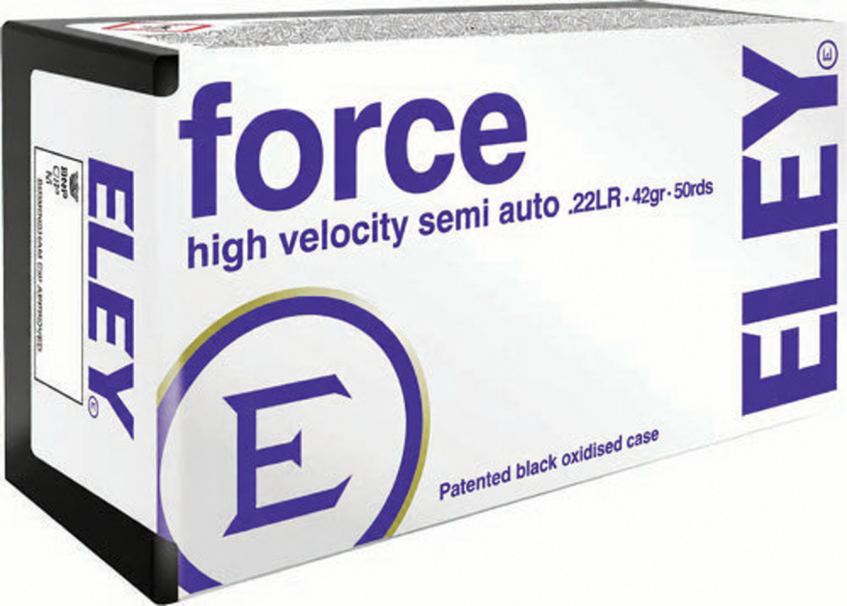 Eley .22 Long Rifle Force 42gr Solid Ammo 1250 FPS