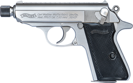 Walther Arms PPK/S 32 ACP 7+1 3.30" Stainless Steel