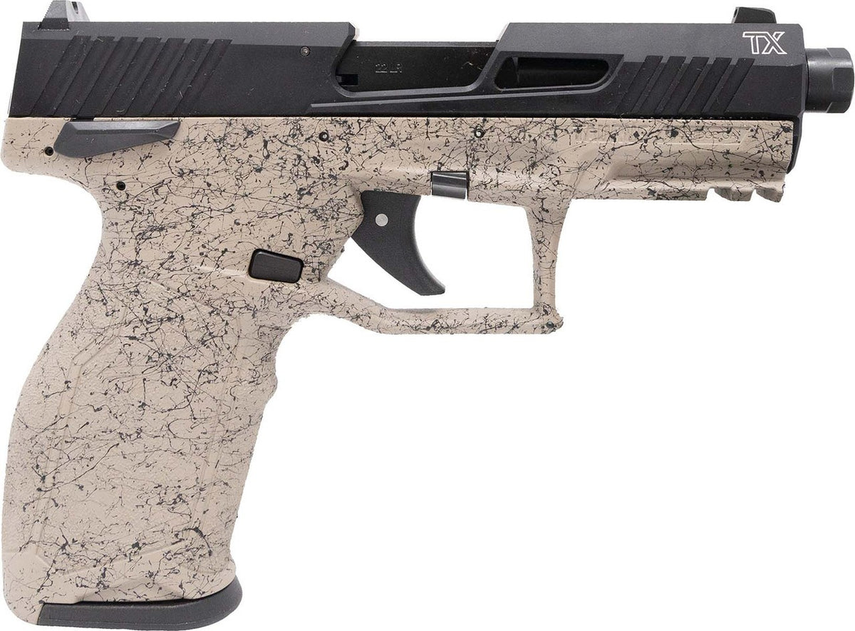 Taurus 12TX22141SP3 TX22 Gen 2 Full Size Frame 22 LR 16+1/22+1 4.10" Threaded Barrel, Serrated Slide, Polymer Frame w/Picatinny Rail, Right Hand