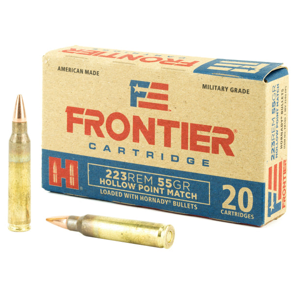 Hornady .223 Rem Frontier 55gr HP Match Ammo