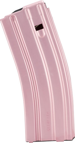 CPD MAGAZINE AR15 5.56X45 30RD PINK FINISH ALUMINUM