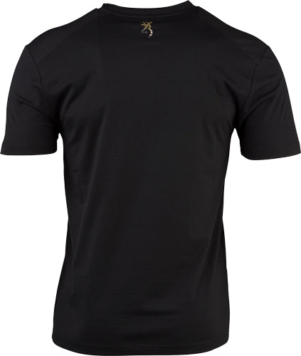 BROWNING SS PERF CAMP SHIRT WHITETAIL LOGO BLACK LARGE<
