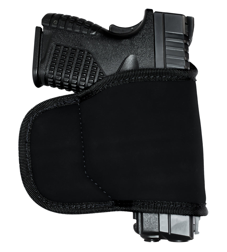 GrovTec US Inc GTHL15099BLK Multi-Fit OWB Size 99 Black Suede Belt Loop Fits Med/Lg Semi-Auto Right Hand