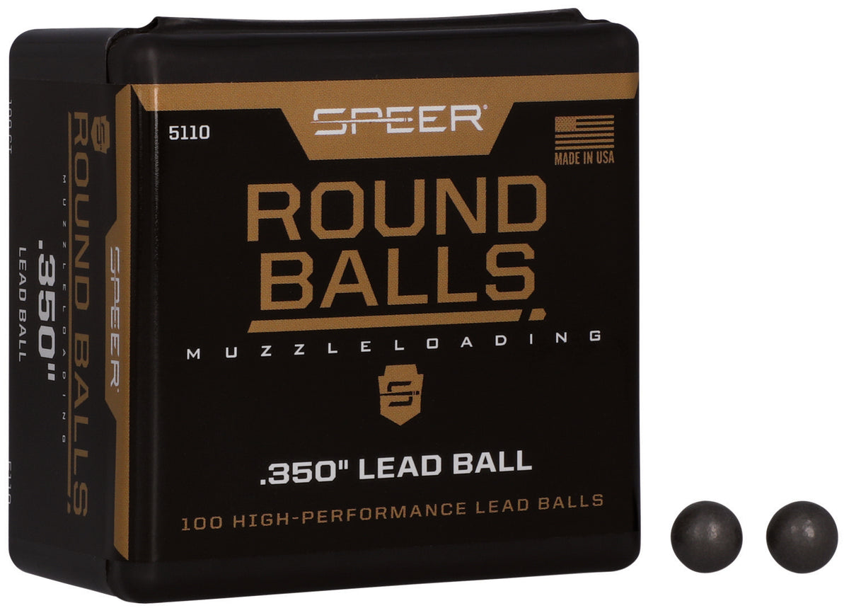 Speer 5110 Lead Balls 36Cal Lead Ball 64gr 100 Per Box/5 Case