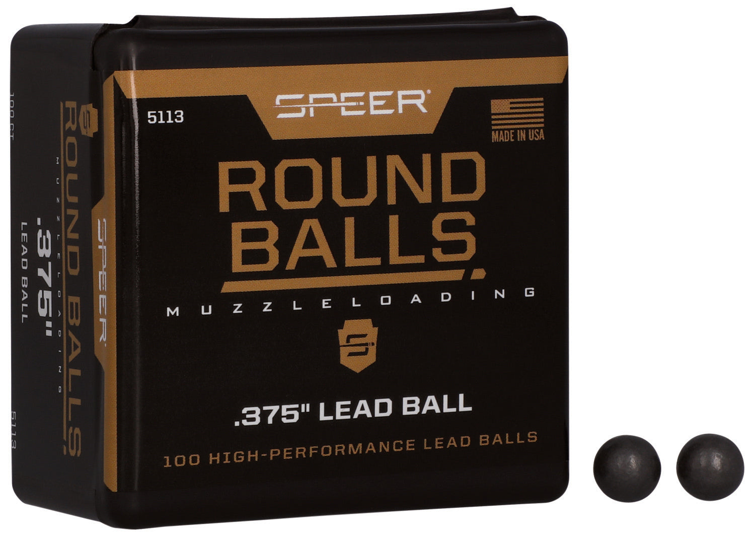 Speer 5113 Lead Balls 36Cal Lead Ball 79gr 100 Per Box/5 Case
