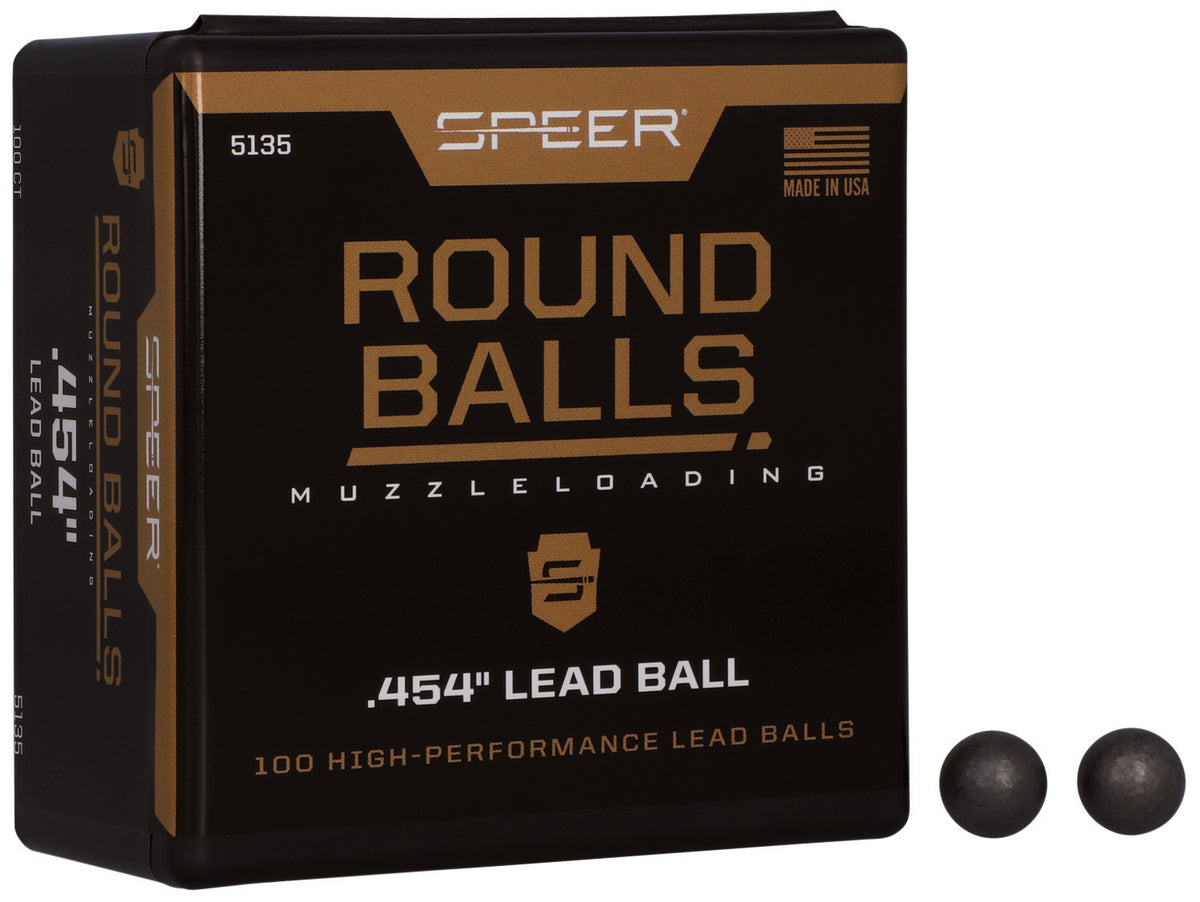Speer 5135 Lead Balls 44Cal Lead Ball 140gr 100 Per Box/5 Case