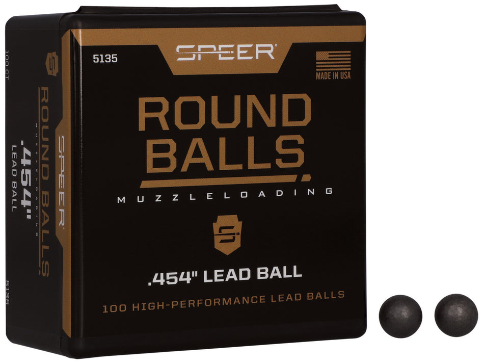 Speer 5135 Lead Balls 44Cal Lead Ball 140gr 100 Per Box/5 Case