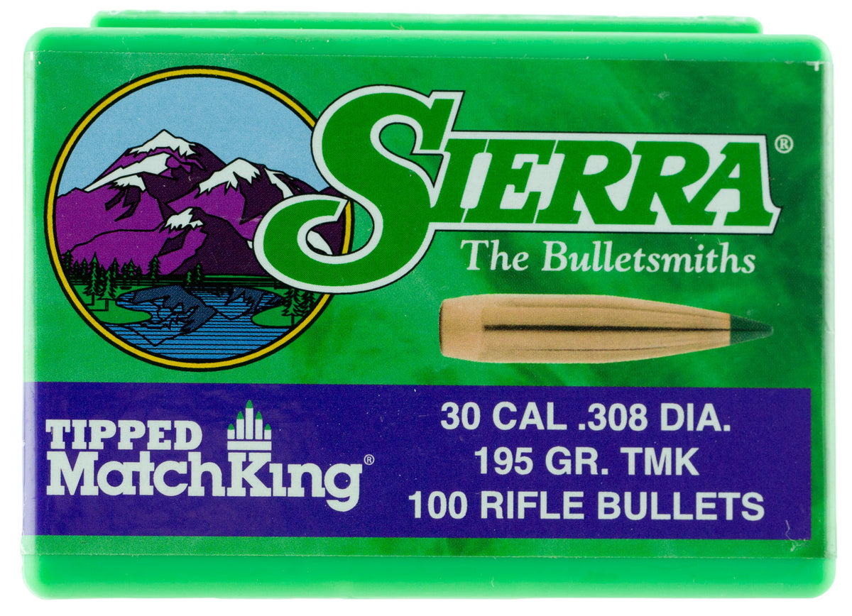 Sierra 7795 Tipped MatchKing 30Cal 155gr Tipped MatchKing 100/Box