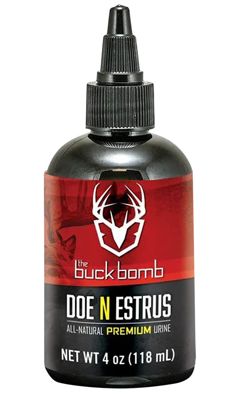 The Buck Bomb 200008 Igniter Deer Attractant Doe In Estrus Scent 4 oz Squeeze Bottle