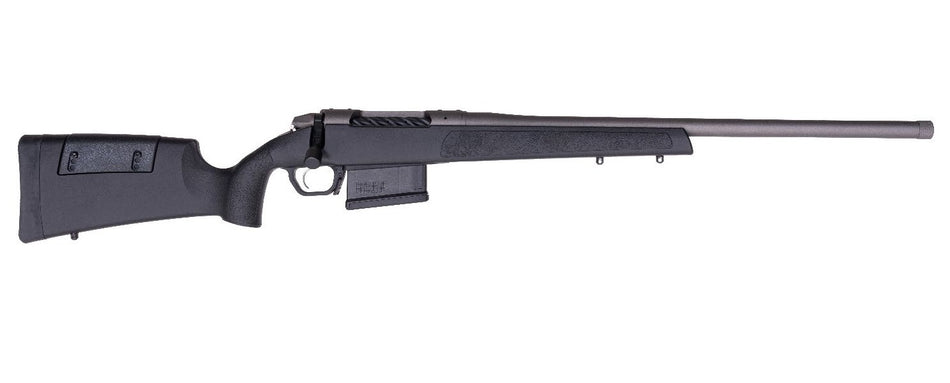 Weatherby 3WR0422CMR2T 307 Range SF 22 Creedmoor 5+1 20" Tungsten Cerakote Threaded Barrel & Steel Drilled & Tapped Receiver, Black Adj Cheek Piece & LOP Synthetic Stock