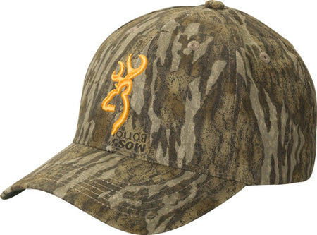 BROWNING RIMFIRE CAP BUCKMARK LOGO BOTTOMLAND VELCRO