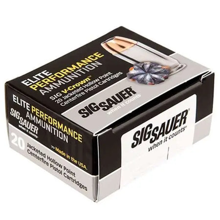 Sig Sauer .45 Long Colt ELITE PERFORMANCE JHP Hollow Point Personal Defense 230gr JHP Ammo