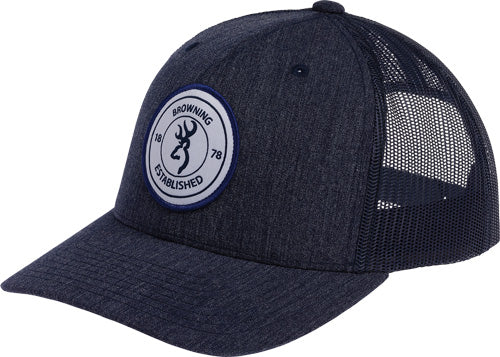 BROWNING CAP SCOUT LOGO NAVY BLUE W/CIRCLE PATCH LOGO ADJ