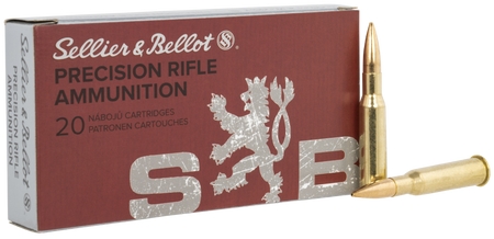 Sellier & Bellot (S&B) 7.62x54mmR SB76254RD Precision Rifle Hollow Point Boat Tail HPBT 174 Grain