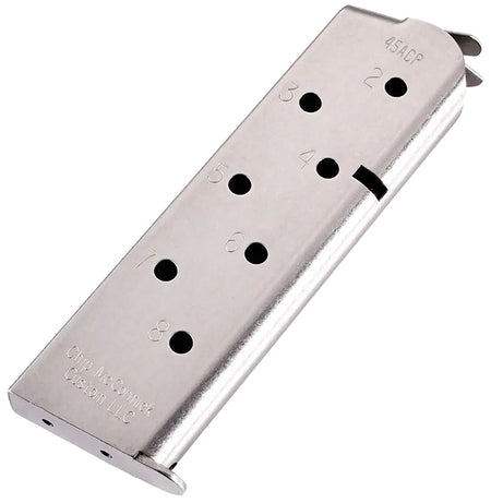 CMC Products 14110 Match Grade 8rd 45 ACP Fits 1911 Government Stainless Steel