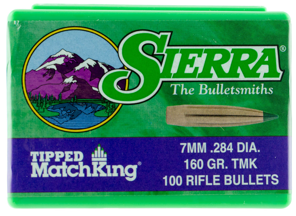 Sierra 7660 Tipped MatchKing 7mm 160gr Tipped MatchKing 100/Box
