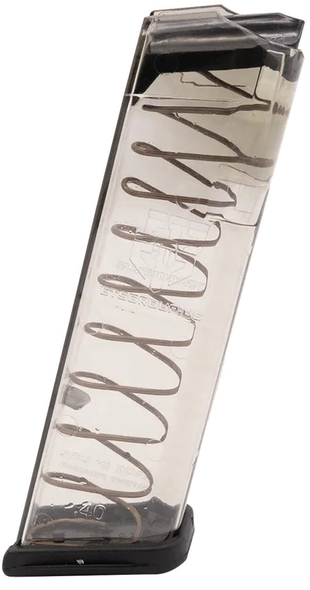 ETS Group GLK22 Pistol Mags 16rd 40 S&W Compatible w/Glock 22/23/24/27/35 Gen1-4 Clear Polymer