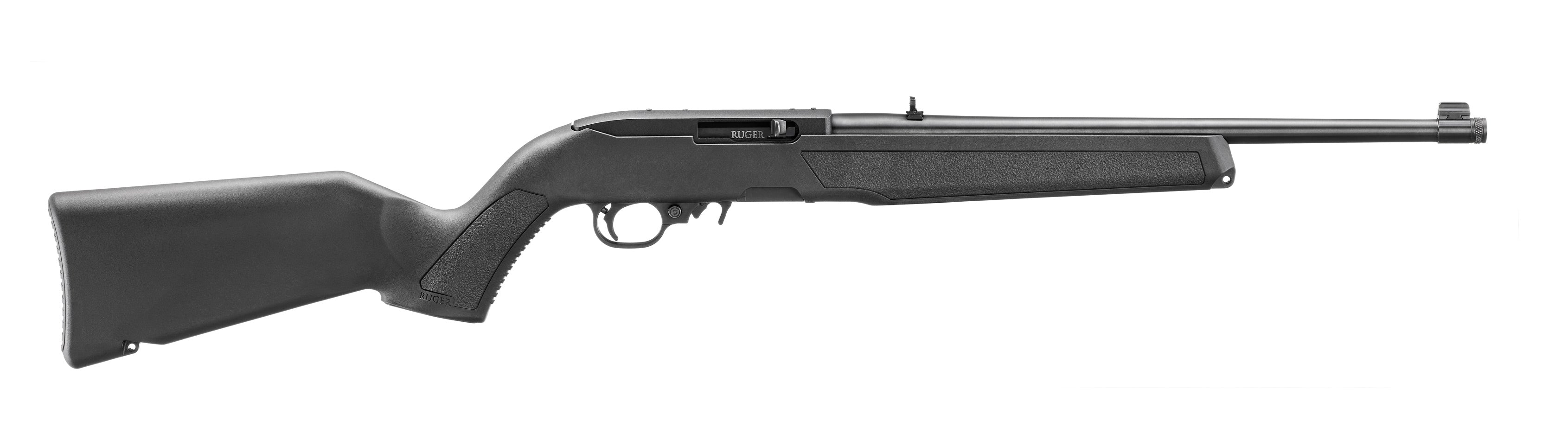 Ruger 10/22 22 LR 10+1 16.40" Satin Black Threaded Barrel & Steel Drilled & Tapped Receiver, Black Fixed w/M-LOK Polymer Stock
