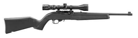 Ruger 10/22 w/Optic 22 LR 10+1 18.50" Satin Black Steel Barrel & Drilled & Tapped Receiver, Black Fixed w/M-LOK Polymer Stock, Viridian EON 3-9x40mm Scope