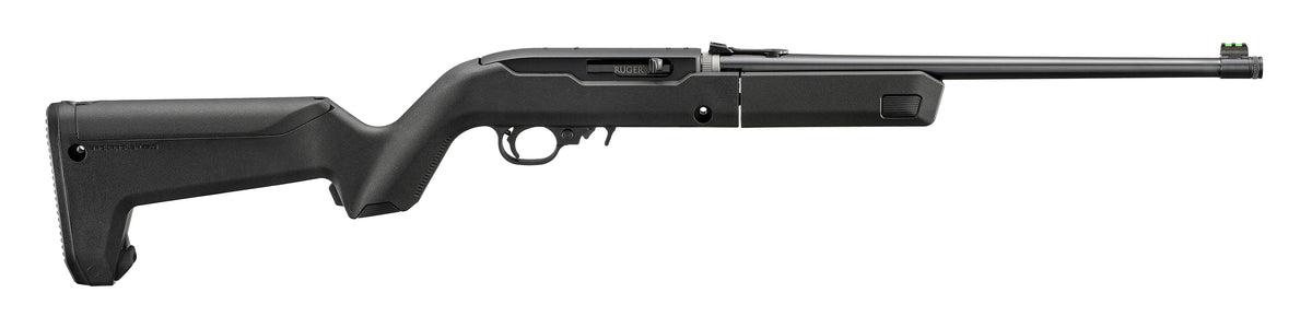 Ruger 32017 10/22 Takedown 22 LR 10+1 16.40" Satin Black Threaded Barrel, Black Alloy Steel Drilled & Tapped Receiver, Black Magpul X-22 Backpacker Synthetic Stock