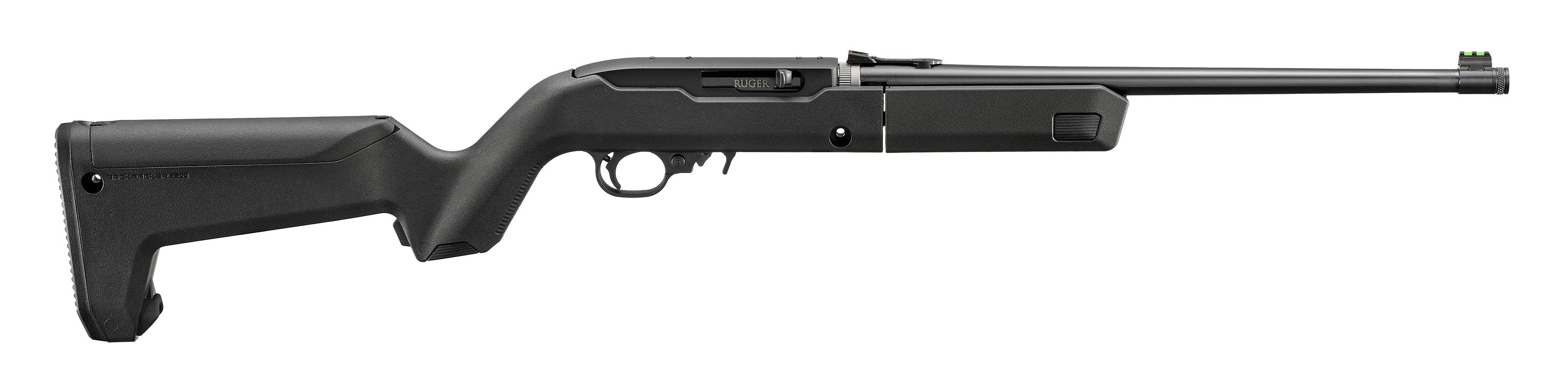 Ruger 32017 10/22 Takedown 22 LR 10+1 16.40" Satin Black Threaded Barrel, Black Alloy Steel Drilled & Tapped Receiver, Black Magpul X-22 Backpacker Synthetic Stock