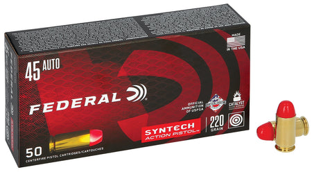 Federal .45 ACP Syntech Action Pistol Total 220gr JFN Ammo