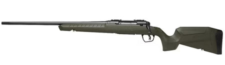 Savage Arms 32131 Axis 2 Compact 308 Win 4+1 20" Matte Black Heavy Sporter Barrel, Matte Black Drilled & Tapped Carbon Steel Receiver, Fixed OD Green Synthetic Stock, Left Hand