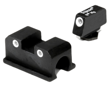 Trijicon 600505 Bright & Tough Night Sights Green/Tritium White Outline Front Sight-Green/Tritium White Outline Rear Sight Walther Arms P99/PPQ/PPQ M2