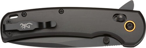BROWNING KNIFE BUCKMARK CROSSBAR 3.5" BLACK D2*