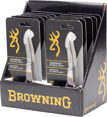 BROWNING KNIFE TRAPPER COUNTER DISPLAY 12 KNIVES*