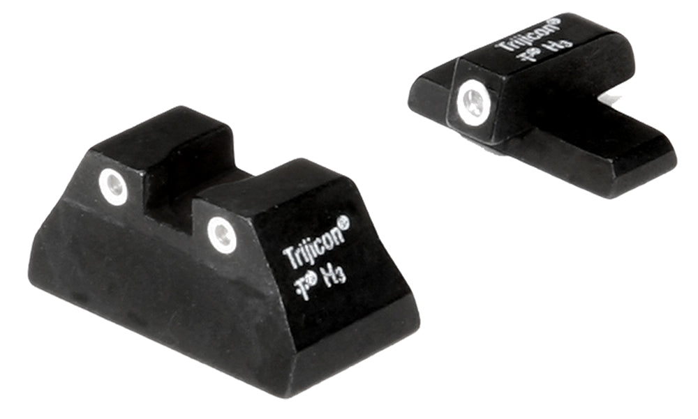 Trijicon 600268 Bright & Tough Night Sights Green/Tritium White Outline Front Sight-Green/Tritium White Outline Rear Sight H&K USP Compact