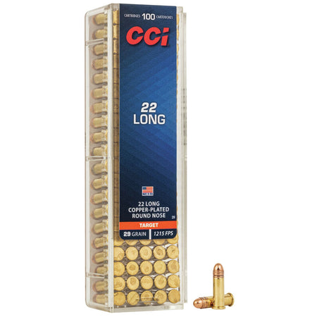 CCI .22 Long Rifle Long HV 29gr JHP Ammo