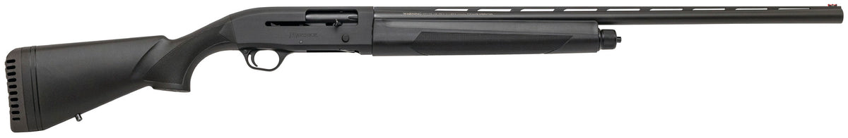 Maverick Arms 33002 SA 12 Gauge Semi-Auto 3" 5+1 28" Matte Blued Vent Rib Barrel, Adj LOP Black Synthetic Stock