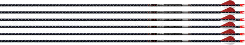 EASTON ARROW FMJ 5MM 300 W/ 2" BULLY VANES 6-PACK AUTUMN ORG
