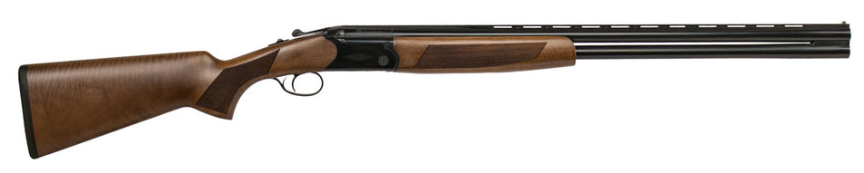 CZ-USA 06093 Drake 20 Gauge 3" 2rd 28" Barrel, Gloss Black Chrome Metal Finish, Turkish Walnut Fixed Pistol Grip Stock Includes 5 Chokes