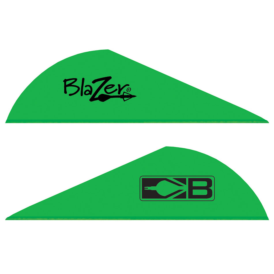 Bohning Blazer Vanes Neon Green 1000 pk.