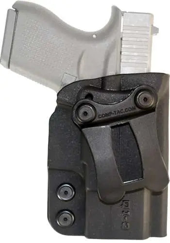 COMP-TAC QI IWB KYDEX SIZE 3 GLOCK 43 SPRGFLD XDS M&P SHIELD WALTHER PPS/CCP RH BLACK