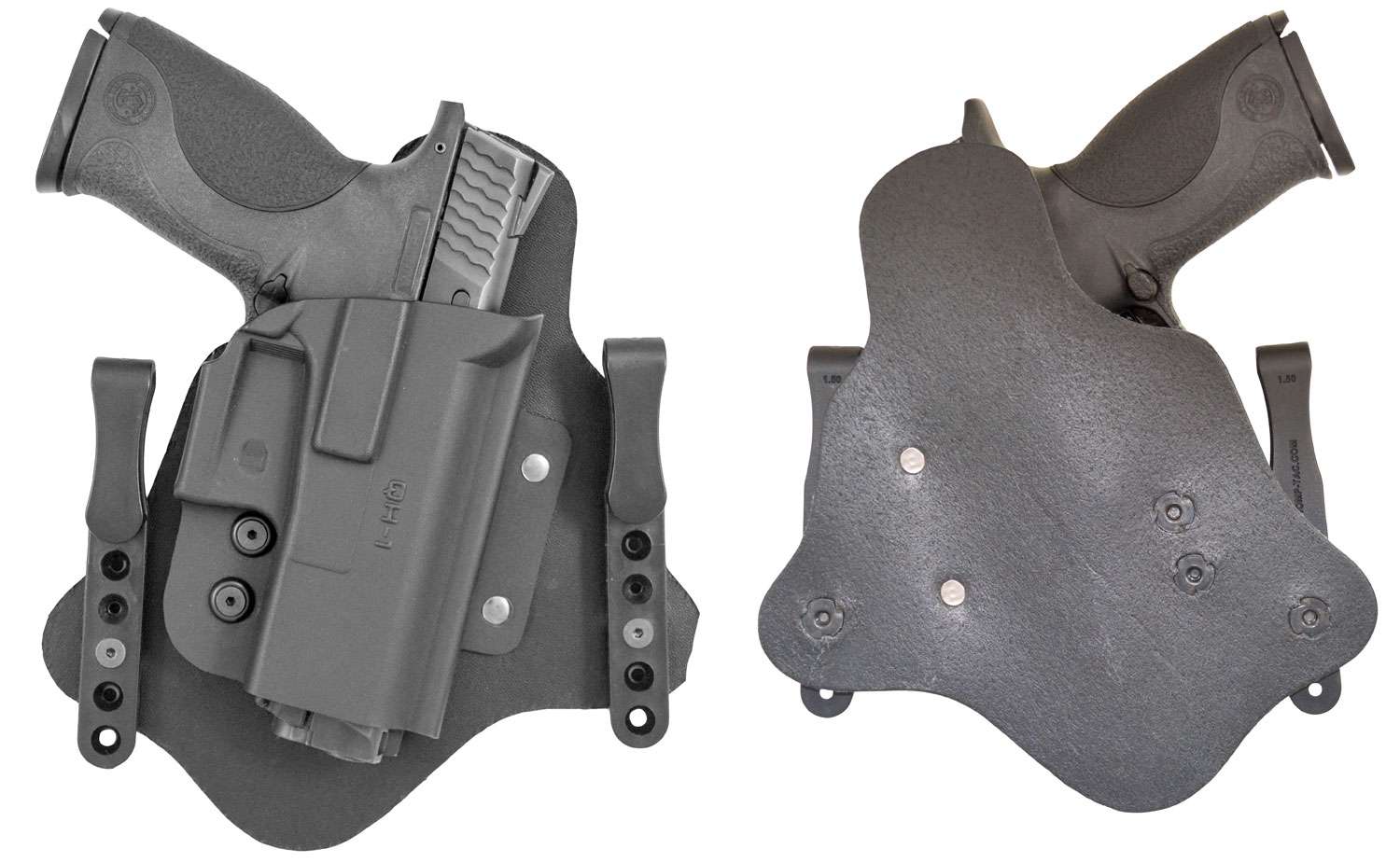 COMP-TAC QH IWB HYBRID SIZE 2 HK VP40/P30/SK GLOCK 45 SPRGFLD XD/M SIG 320 RH BLACK