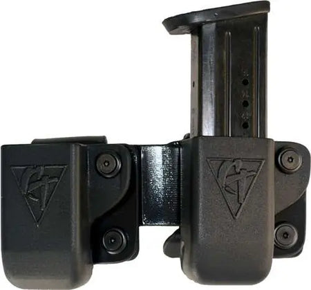 COMP-TAC TWIN BELT CLIP MAG OWB KYDEX #12 SIG229 .403209/40M&P 9/40 LSC BLACK