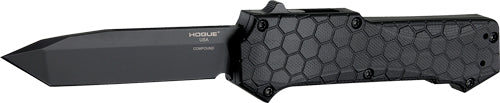 HOGUE COMPOUND 3.5" OTF AUTO G-10 FRAME G-MASCUS BLK TANTO
