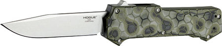 HOGUE COMPOUND 3.5" OTF AUTO G-10 FRAME G-MASCUS GREEN