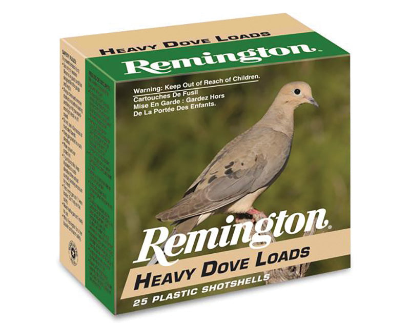 Remington Heavy Dove Loads Upland 12 Gauge 2.75 in 1-1/8 oz #7.5