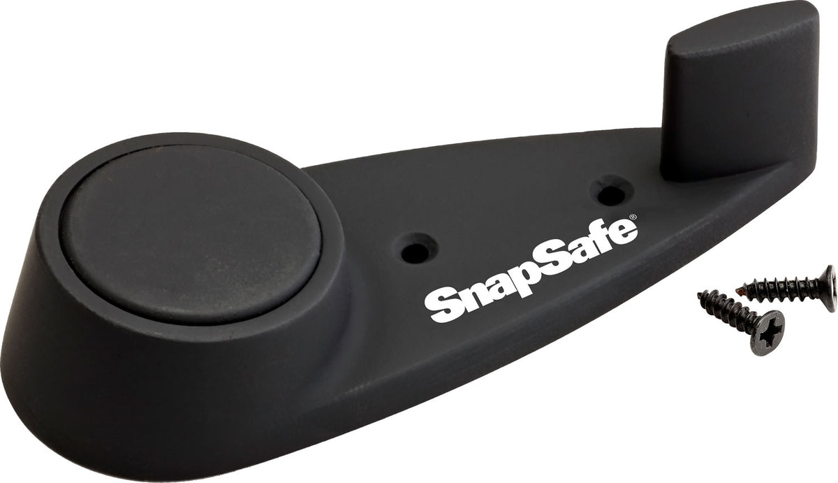 SnapSafe 75910 Magnetic Gun HolderBlack Polymer