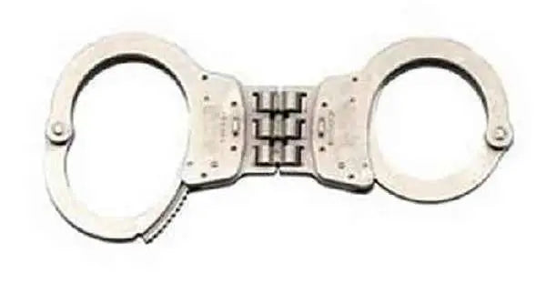 S&W MODEL 300P PUSH-PIN HANDCUFFS STD HINGED NCKL